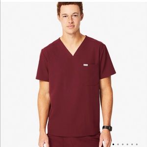 FIGS Men’s Chisec Burgundy XS